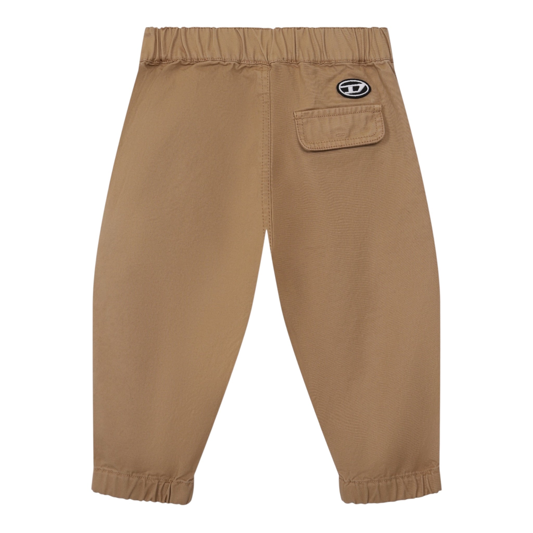 Diesel Pantalone tinta unita con Elastico In Vita Beige per Neonato K00690 BEIGE DIESEL 
