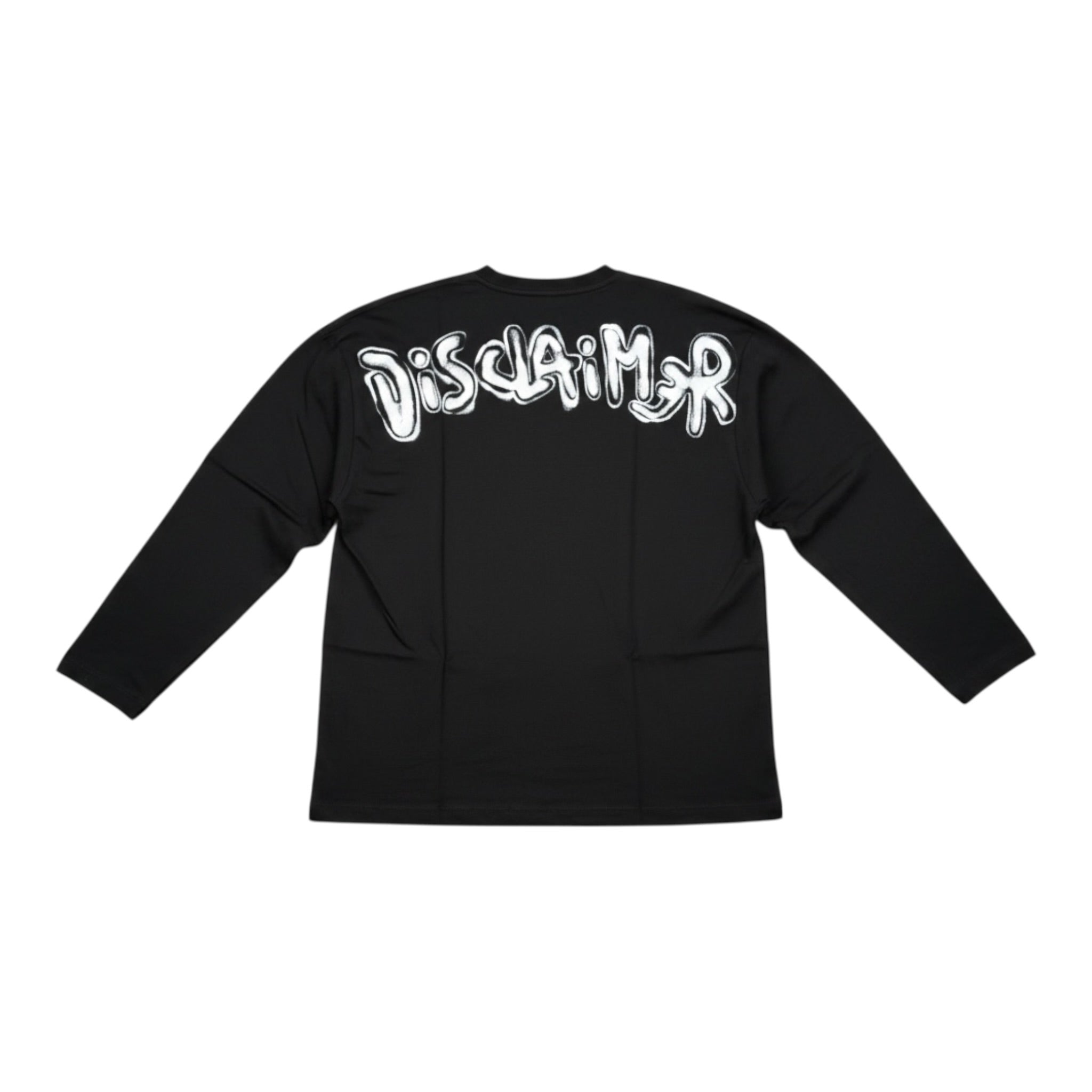 Disclaimer Shirt tinta unita con Stampa Nero per Bambino 25IDK58607 NERO DISCLAIMER 