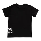 Disclaimer T-Shirt Girocollo tinta unita con Stampe Nero per Bambino 25IDK58615 NERO DISCLAIMER 