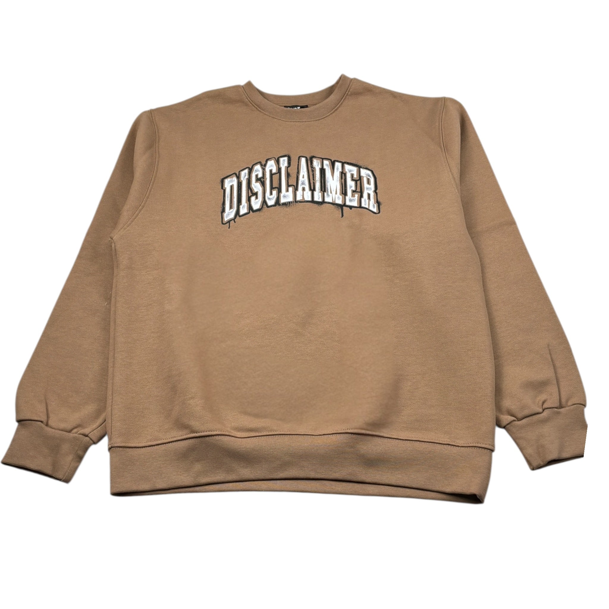 Disclaimer Felpa Chiusa con Cappuccio tinta unita con Logo Cammello per Bambino 25IDK58626X CAMMELLO DISCLAIMER 