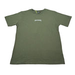 Disclaimer T-Shirt Girocollo tinta unita con Logo Verde per Bambino 25IDK58677 VERDE DISCLAIMER 