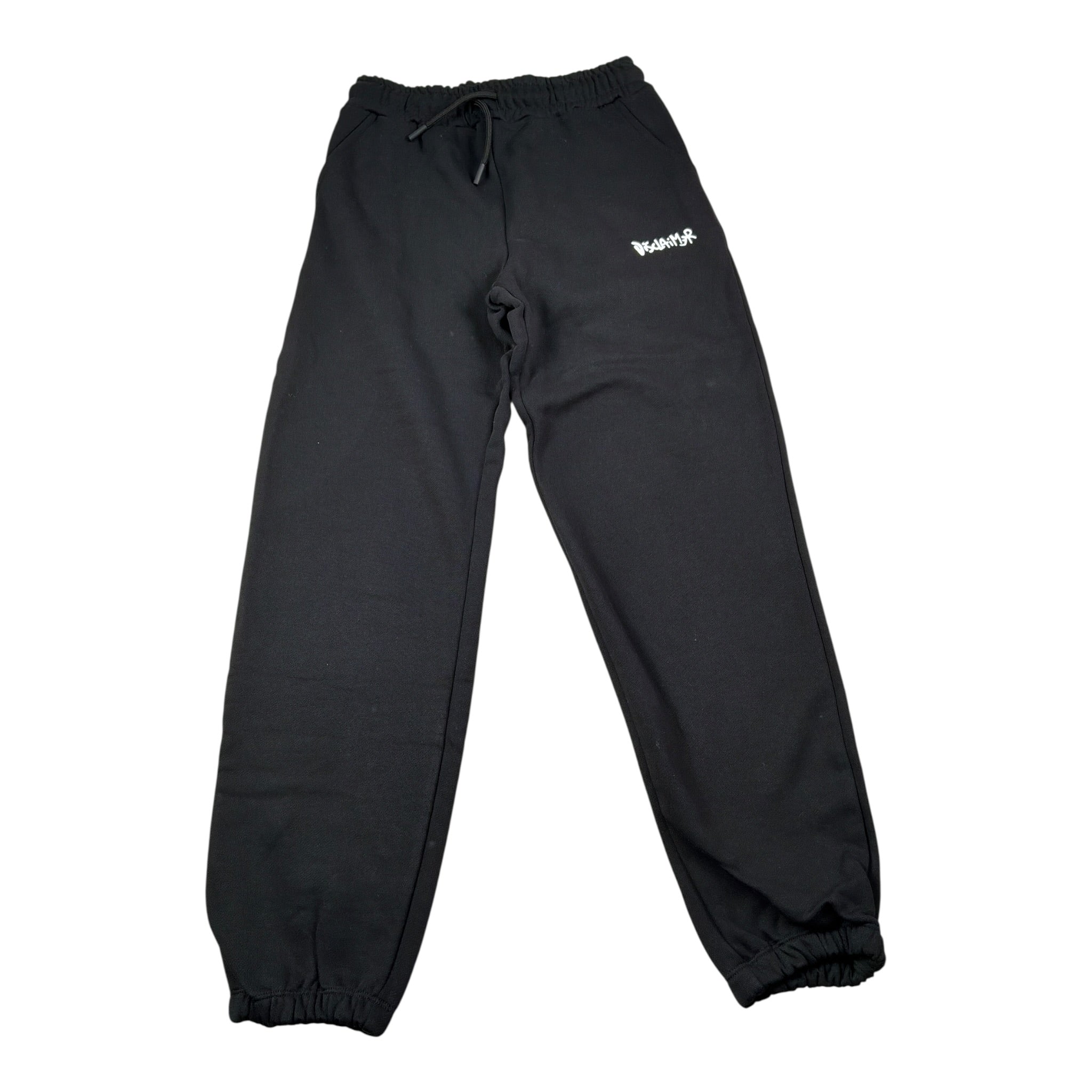 Disclaimer Pantalone Modello Tuta tinta unita con Stampa Nero per Bambino 25IDK58682X NERO DISCLAIMER 