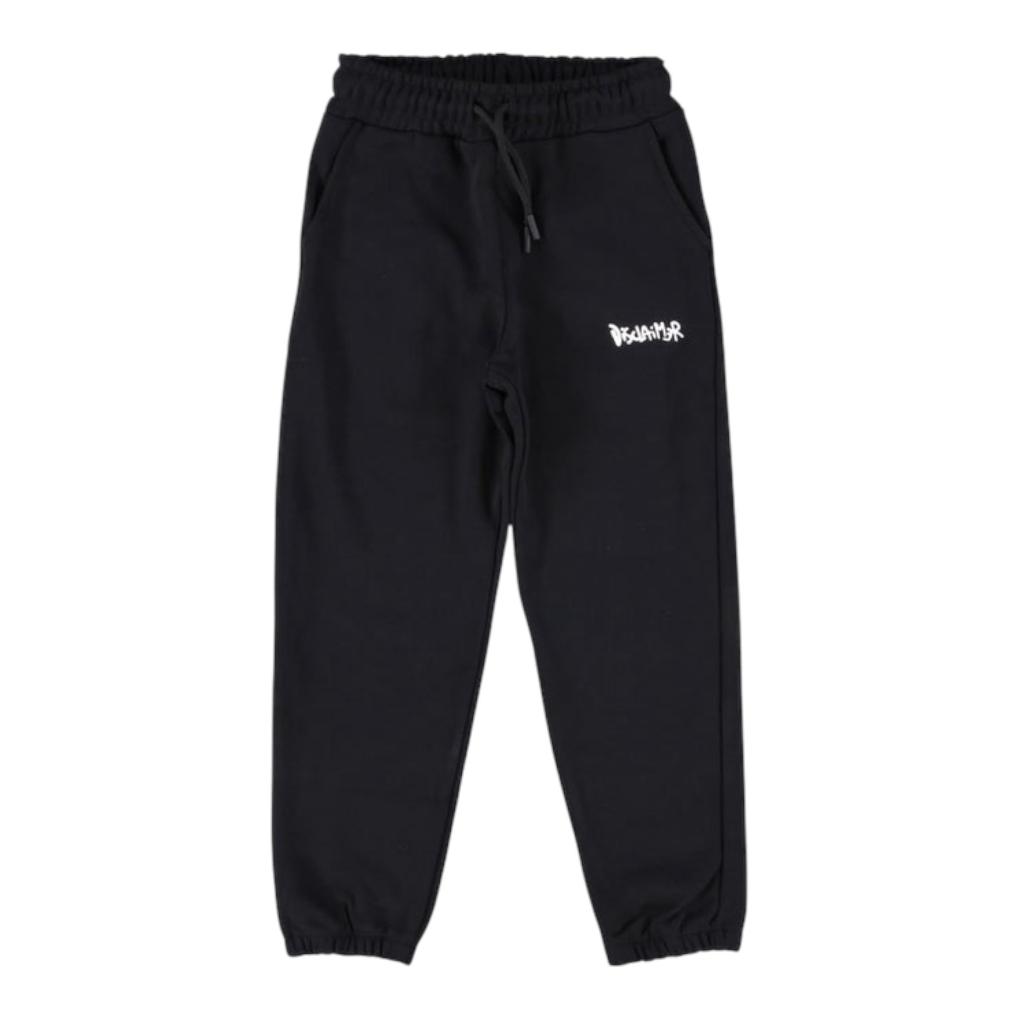 Disclaimer Pantalone Modello Tuta tinta unita con Stampa Nero per Bambino 25IDK58682XX NERO DISCLAIMER 