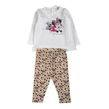 Disney Completo 2 Pz Shirt-Leggins Stampa Topolina Bianco per Neonata WP0057 BIANCO DISNEY 