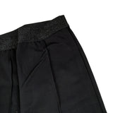 Dixie Pantalone tinta unita con Elastico con Brillantini Nero per Bambina FLY04172G34 NERO DIXIE 