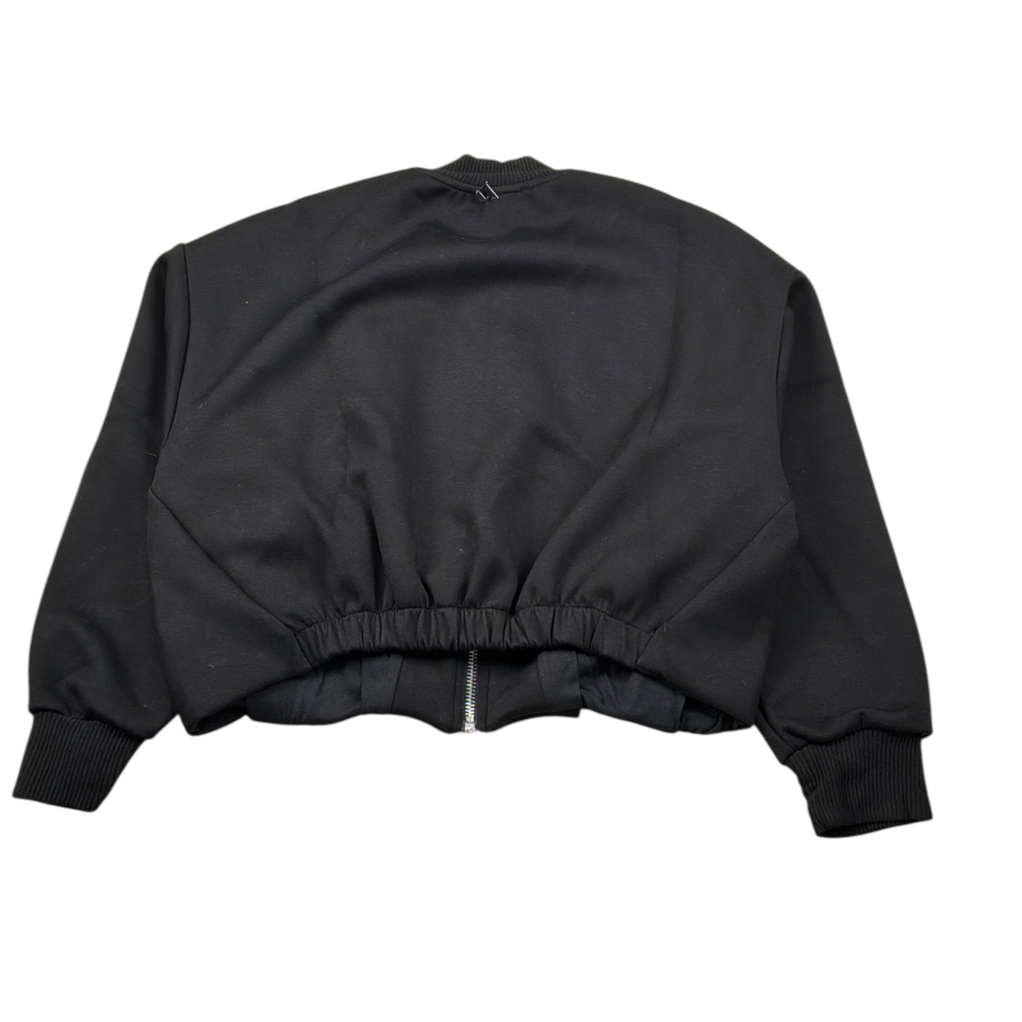 Dixie Felpa tinta unita con Zip Nero per Bambina LG31172G79 NERO DIXIE 