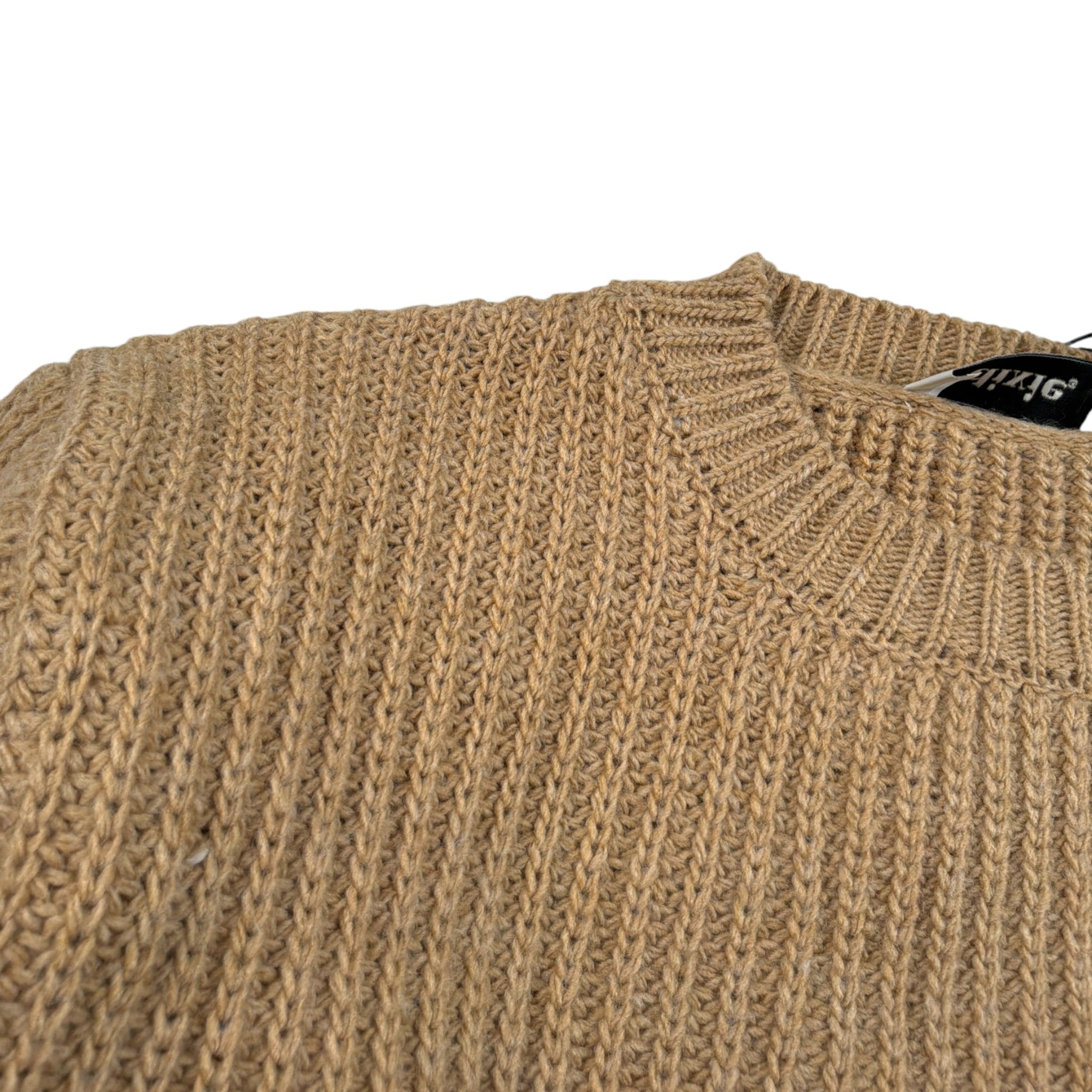 Dixie Maglia tinta unita Girocollo Cammello per Bambina NB69230G79X CAMMELLO DIXIE 