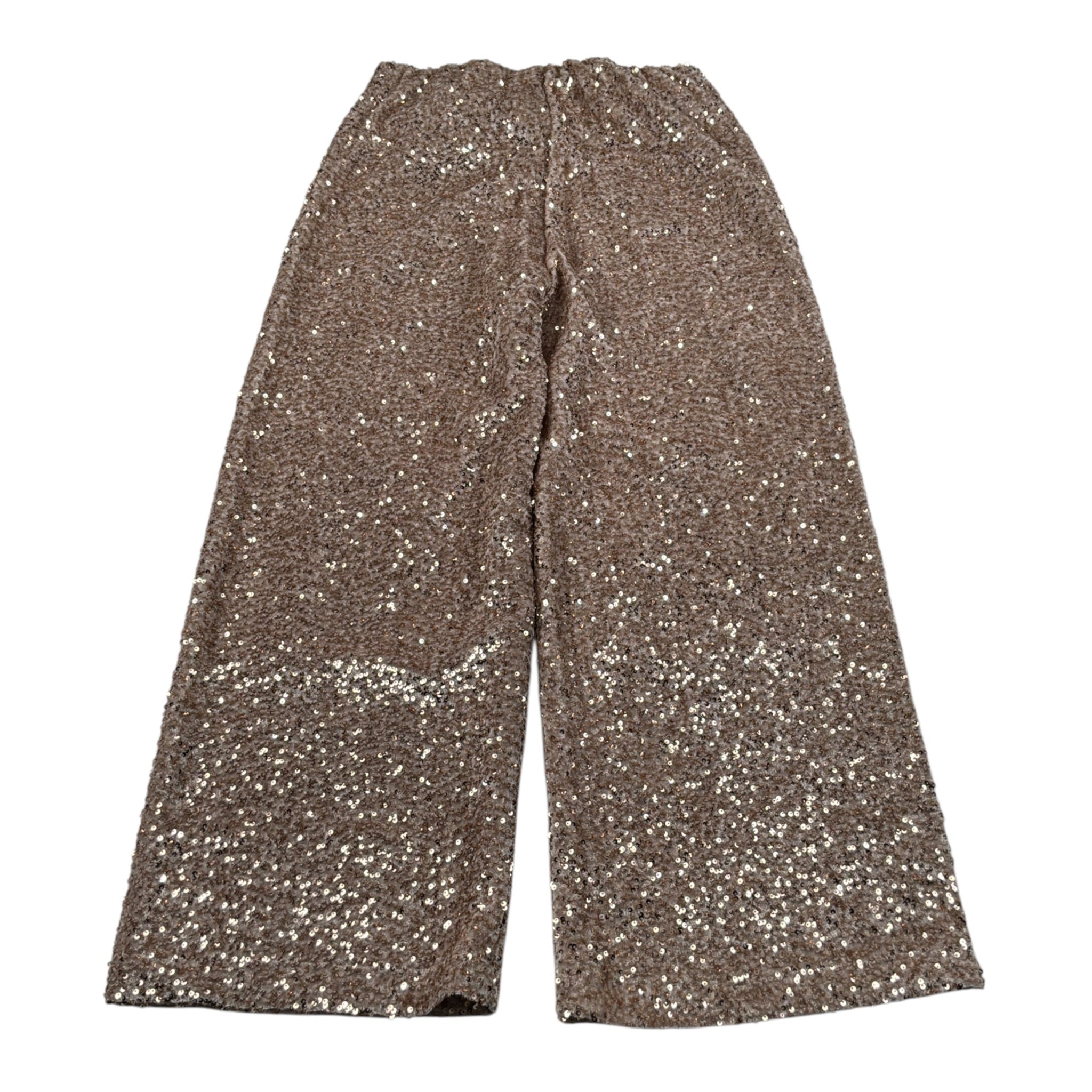 Dixie Pantalone tinta unita Modello Palazzo Paillettato Rosa per Bambina PE16390G79 ROSA DIXIE 