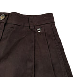 Dixie Pantalone tinta unita Modello Palazzo Marrone per Bambina PH52132G79 MARRONE DIXIE 