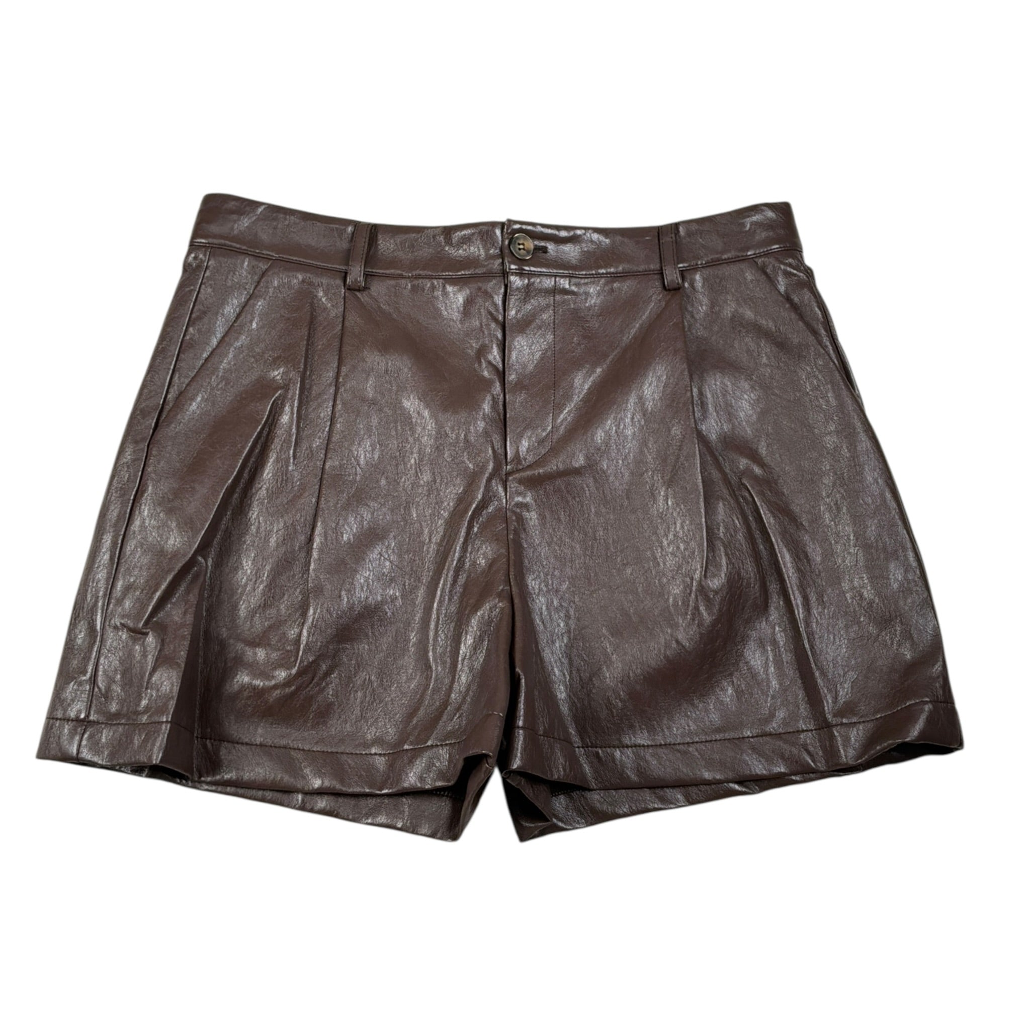 Dixie Short In Ecopelle tinta unita Marrone per Bambina RB09200G79 MARRONE DIXIE 