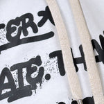 Do Not Conform Felpa tinta unita con Cappuccio E Stampa Bianco per Neonato FW26N BIANCO DO NOT CONFORM 