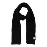 Dolce & Gabbana Sciarpa tinta unita con Logo Nero per Bambino LBKAB4 NERO DOLCE & GABBANA 