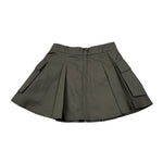 Dondup Gonna tinta unita con Elastico In Vita Verde per Bambina DFGO017 VERDE DONDUP 