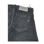 Dondup Jeans tinta unita Modello Palazzo Nero per Bambina DFPA157 NERO DONDUP 