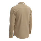 Dondup Camicia tinta unita con Colletto Coreano Beige per Bambino DMCA82 BEIGE DONDUP 