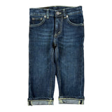 Dondup Jeans tinta unita Blu per Bambino DMPA157 BLU DONDUP 
