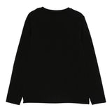Dondup Shirt tinta unita Girocollo con Stampa Nero per Bambino DMTS044 NERO DONDUP 