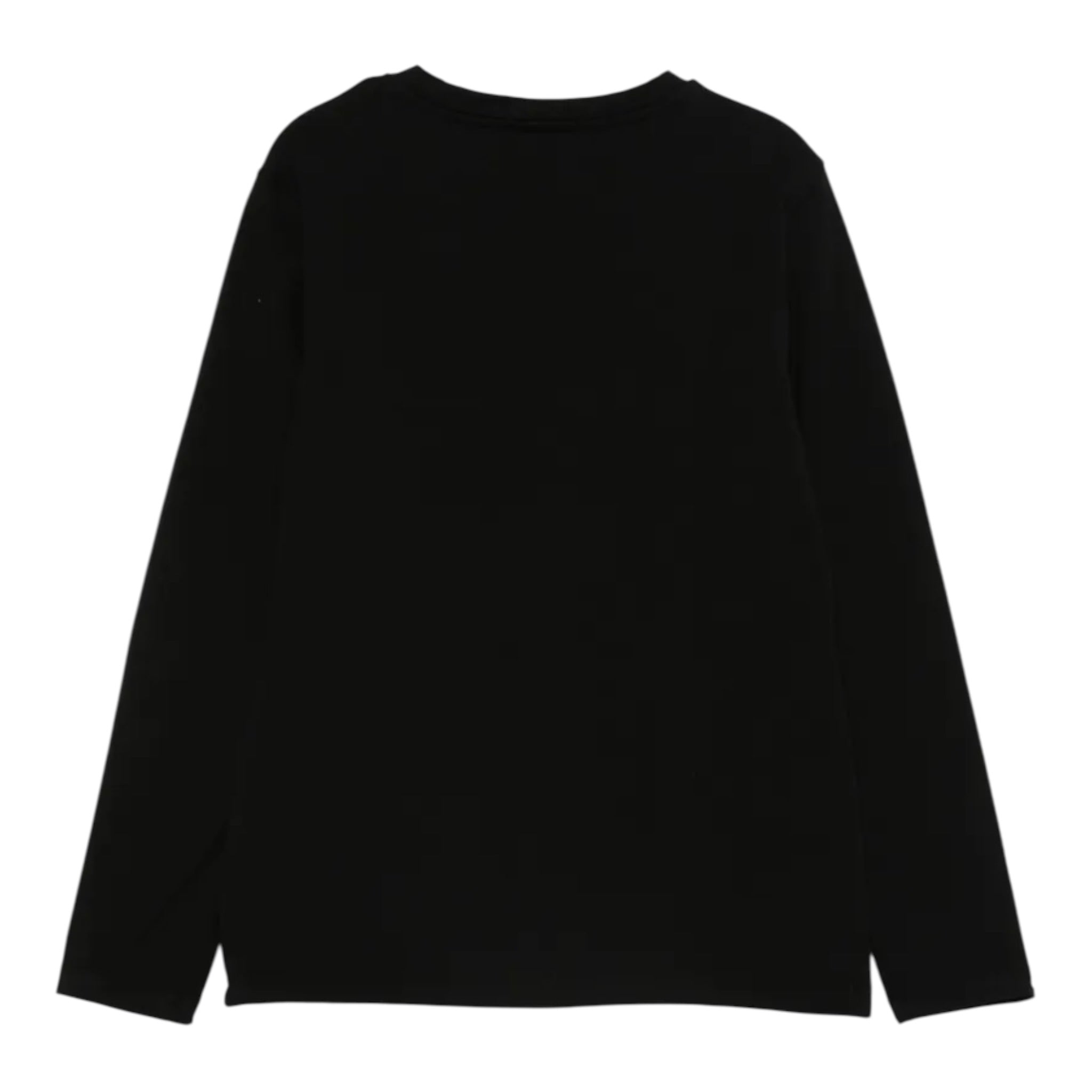 Dondup Shirt tinta unita Girocollo con Stampa Nero per Bambino DMTS044 NERO DONDUP 