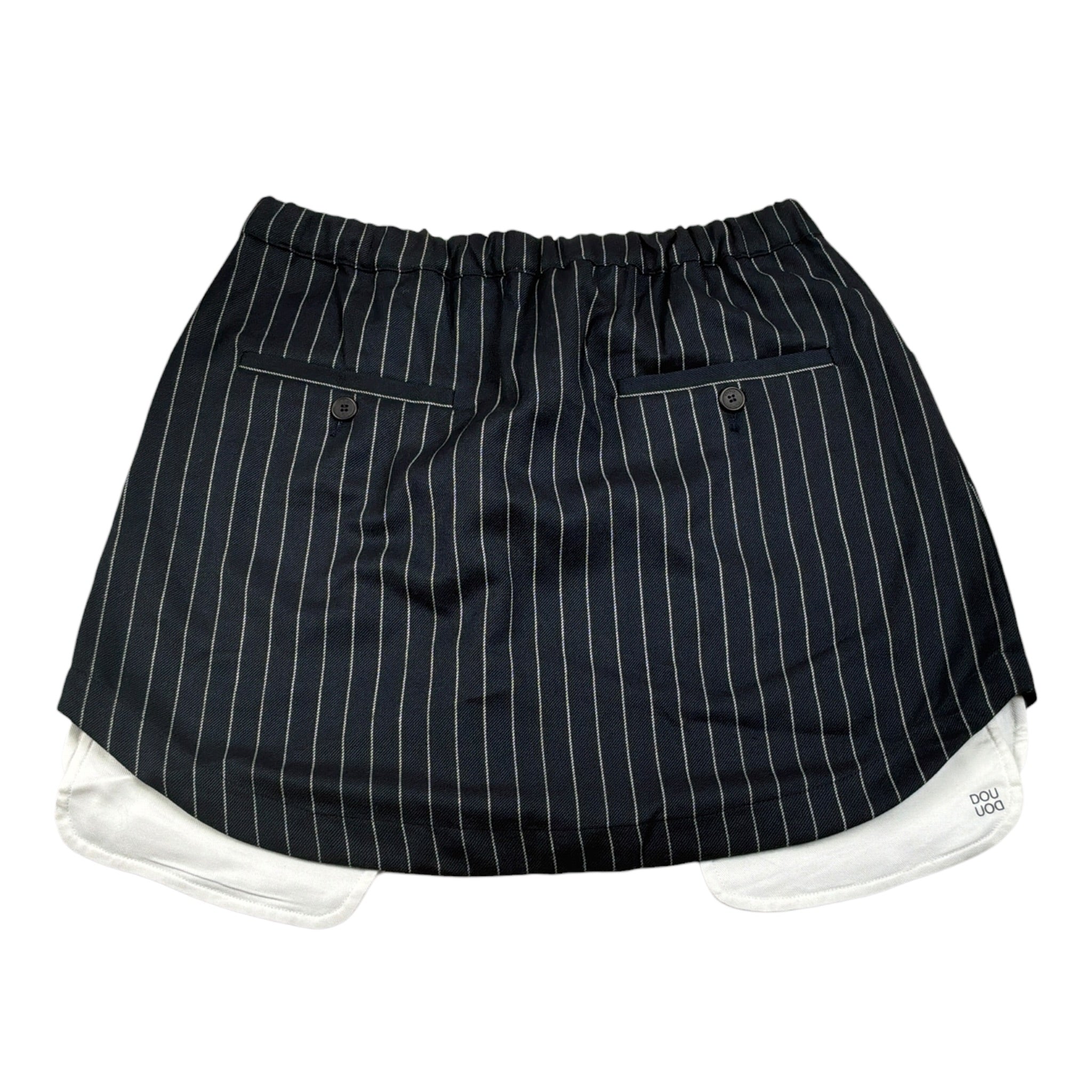 Dou Dou Gonna tinta unita con Elastico In Vita Blu per Bambina DV7A01 BLU DOU DOU 