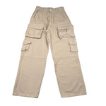 Dou Dou Pantalone tinta unita Modello Cargo Beige per Bambina DW6P30XX BEIGE DOU DOU 