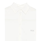 Dou Dou Camicie tinta unita con Logo Bianco per Bambina DX5P10X BIANCO DOU DOU 