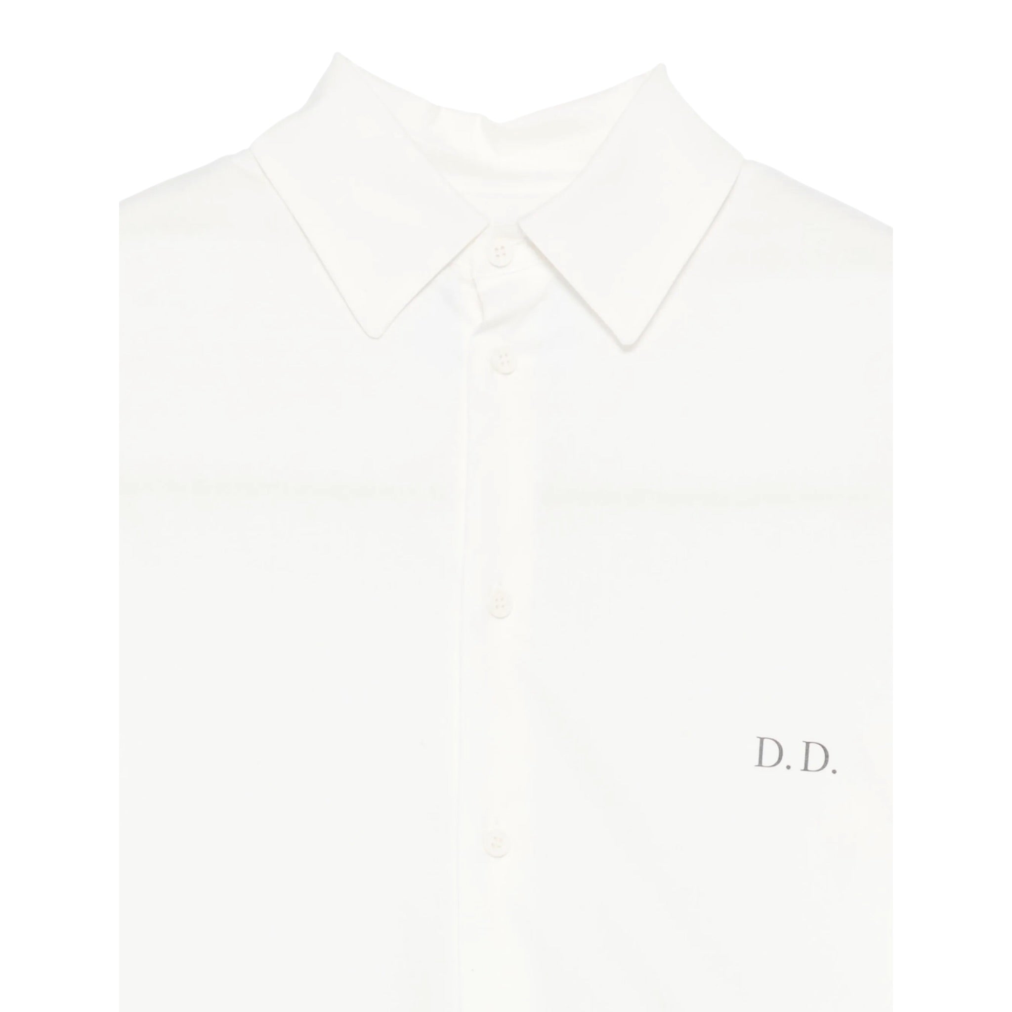 Dou Dou Camicie tinta unita con Logo Bianco per Bambina DX5P10X BIANCO DOU DOU 
