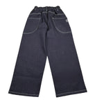 Dou Dou Jeans tinta unita Modello Palazzo Blu per Bambina DX6P30 BLU DOU DOU 