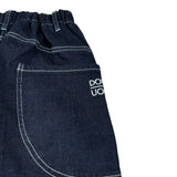 Dou Dou Jeans tinta unita Modello Palazzo Blu per Bambina DX6P30 BLU DOU DOU 