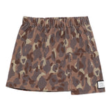 Dou Dou Gonna Fantasia Militare con Elastico In Vita Marrone per Bambina DX7A71 MARRONE DOU DOU 