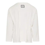 Dou Dou Shirt tinta unita con Logo Bianco per Bambina DX8A50 BIANCO DOU DOU 