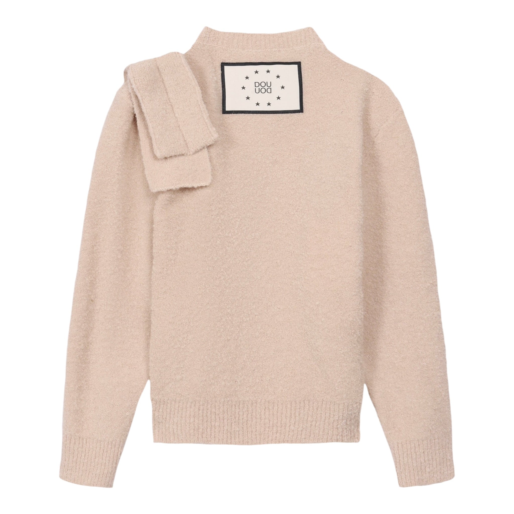Dou Dou Cardigan tinta unita Beige per Bambina DX9A20XX BEIGE DOU DOU 
