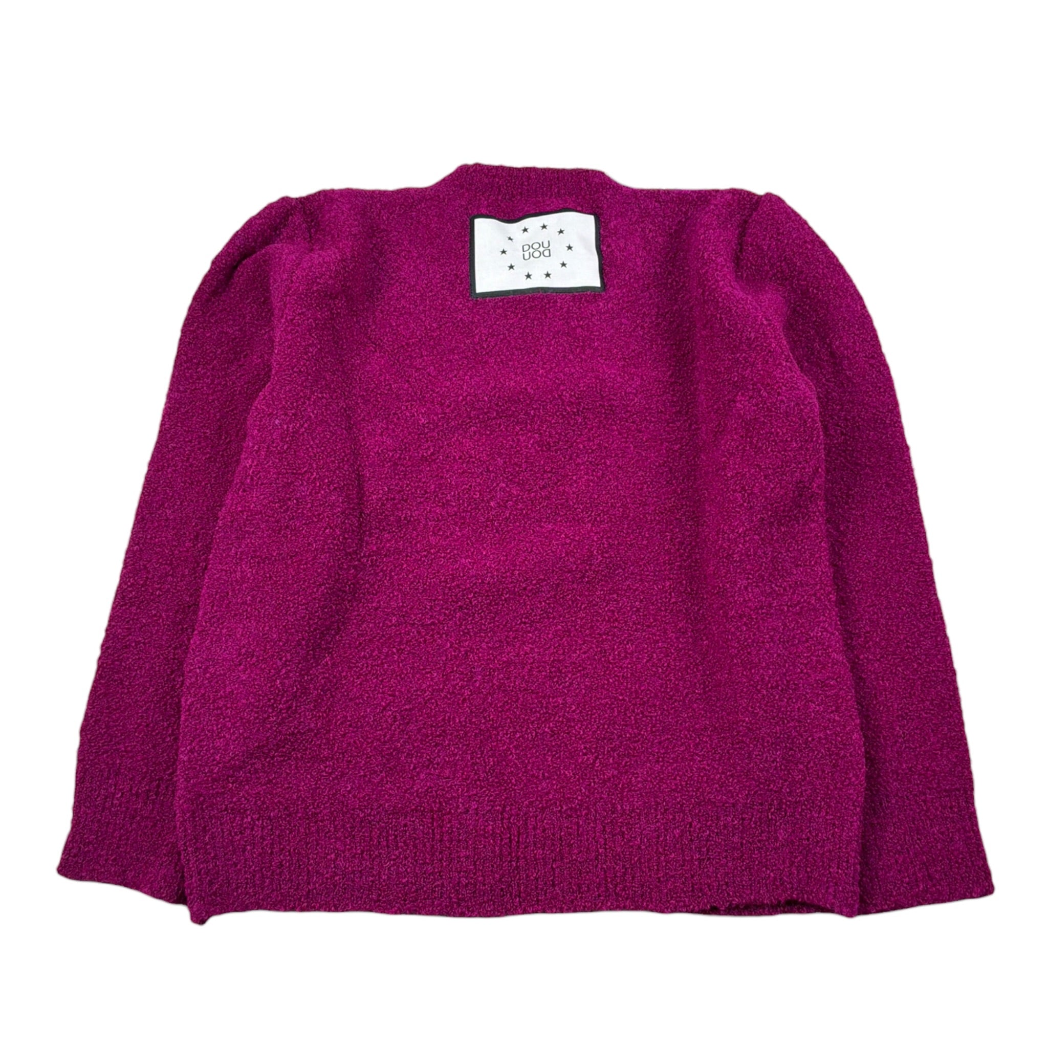 Dou Dou Maglia Girocollo tinta unita Magenta per Bambina DX9A60W0223 MAGENTA DOU DOU 