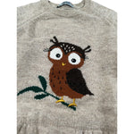 Dr.Kid Maglia Girocollo tinta unita con Ricami Beige per Neonata DK326 BEIGE DR.KID 