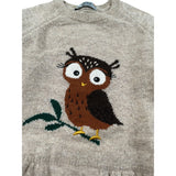 Dr.Kid Maglia Girocollo tinta unita con Ricami Beige per Neonata DK326 BEIGE DR.KID 