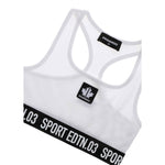Dsquared2 Top tinta unita con Logo Bianco per Bambina DQ0037 BIANCO DSQUARED2 