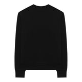 Dsquared2 Felpa tinta unita Girocollo con Stampa Nero per Bambino DQ0474 NERO DSQUARED2 