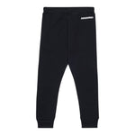 Dsquared2 Pantalone Tuta tinta unita con Logo Nero per Bambino DQ3025XX NERO DSQUARED2 