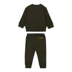 Dsquared2 Completo 2Pz Felpa-Pantalone tinta unita Verde per Bambino DQ3146NXJ VERDE DSQUARED2 