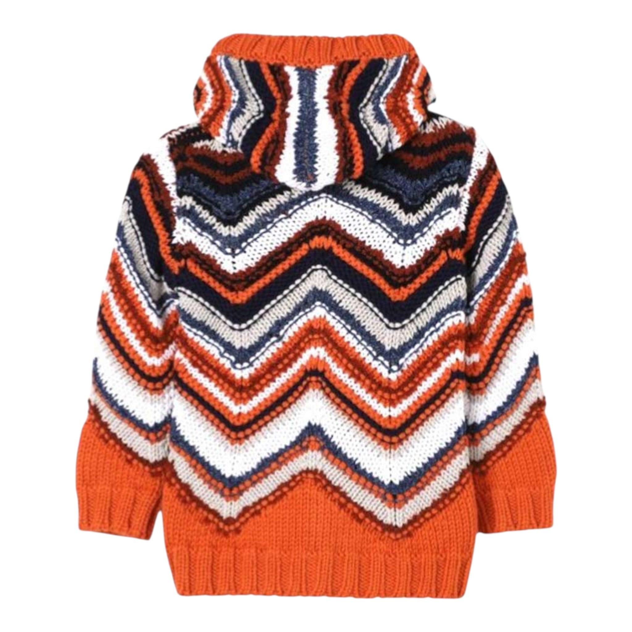 Missoni Cardigan Stampa Fantasia con Cappuccio Multicolor per Bambino MV9Q00 MULTICOLOR MISSONI 