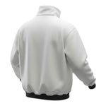 Duepuntozero Felpa tinta unita con Zip Panna per Bambino FLBZ24 PANNA DUEPUNTOZERO 
