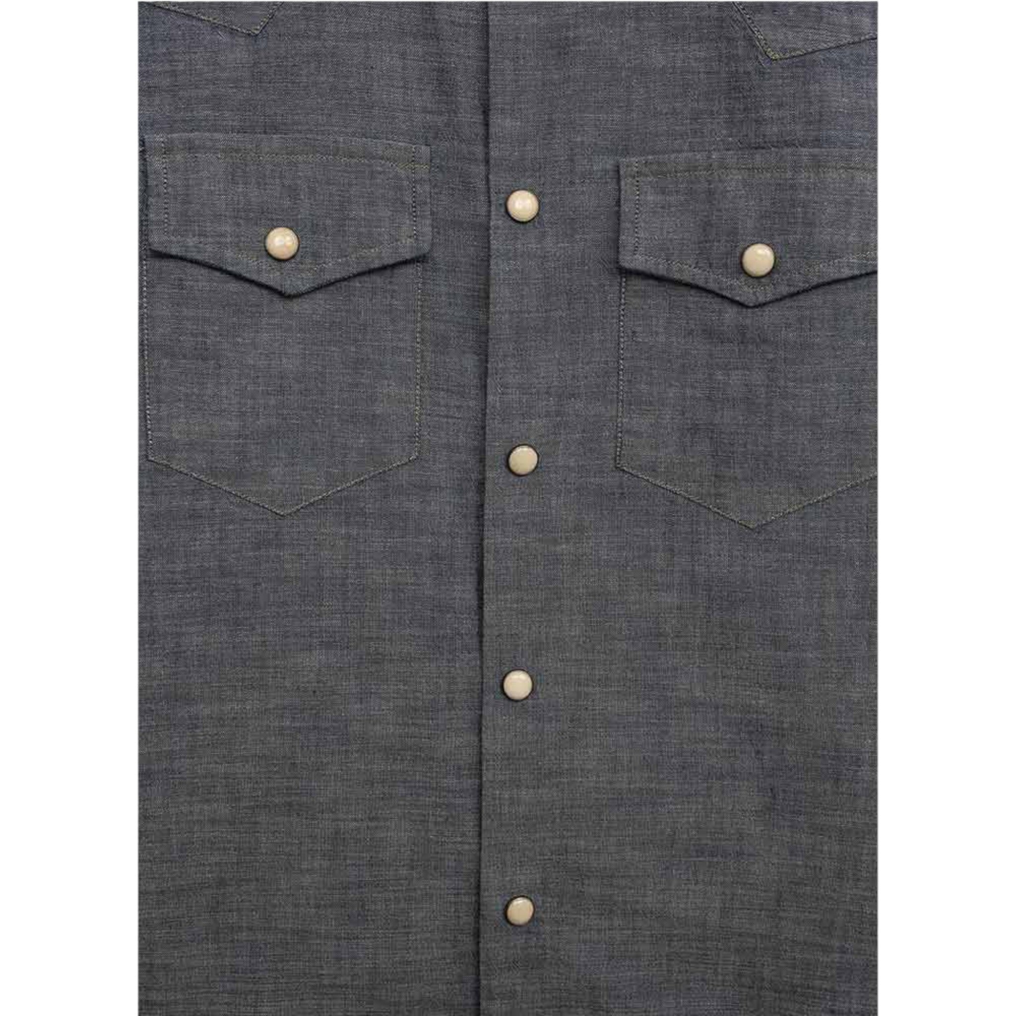 Eleventy Camicia tinta unita In Denim Azzurro per Neonato ES5P40 AZZURRO ELEVENTY 