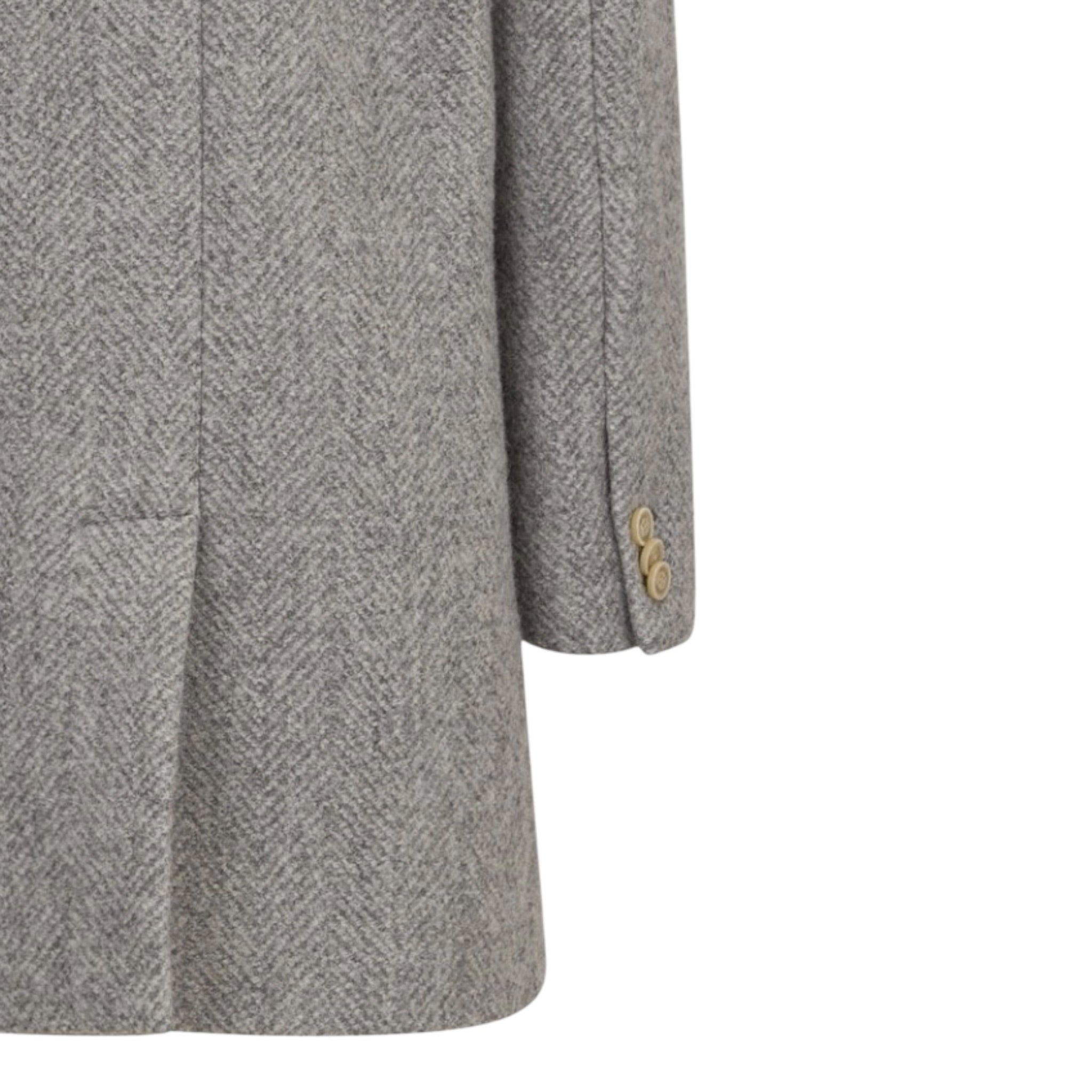 Eleventy Cappotto Bicolore con Felpa Integrata Grigio per Bambino EX2P10 GRIGIO ELEVENTY 