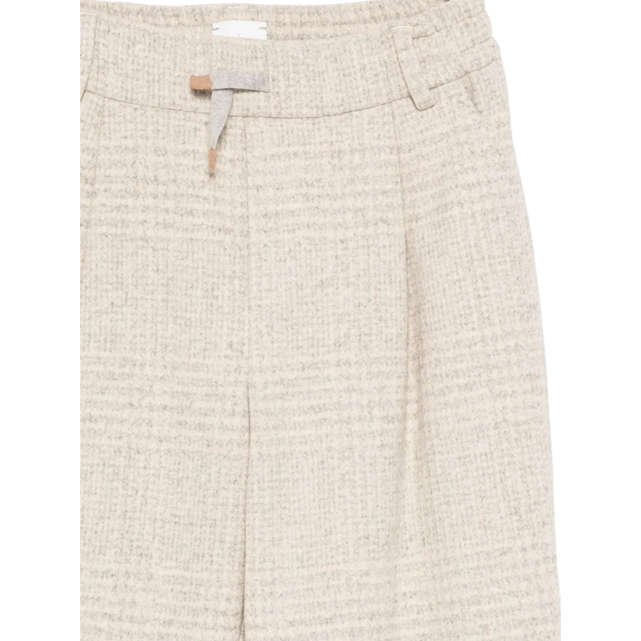 Eleventy Pantalone tinta unita con Microfantasia Beige per Bambino EX6Q50J0522 BEIGE ELEVENTY 