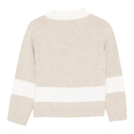 Eleventy Cardigan tinta unita Scollo A V Beige per Bambino EX9P60XX BEIGE ELEVENTY 