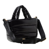 Elisabetta Franchi Borsa tinta unita con Logo Nero per Bambina EFBO098 NERO ELISABETTA FRANCHI 