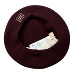 Elisabetta Franchi Cappello tinta unita con Logo Bordeaux per Bambina EFCP028 BORDEAUX ELISABETTA FRANCHI 