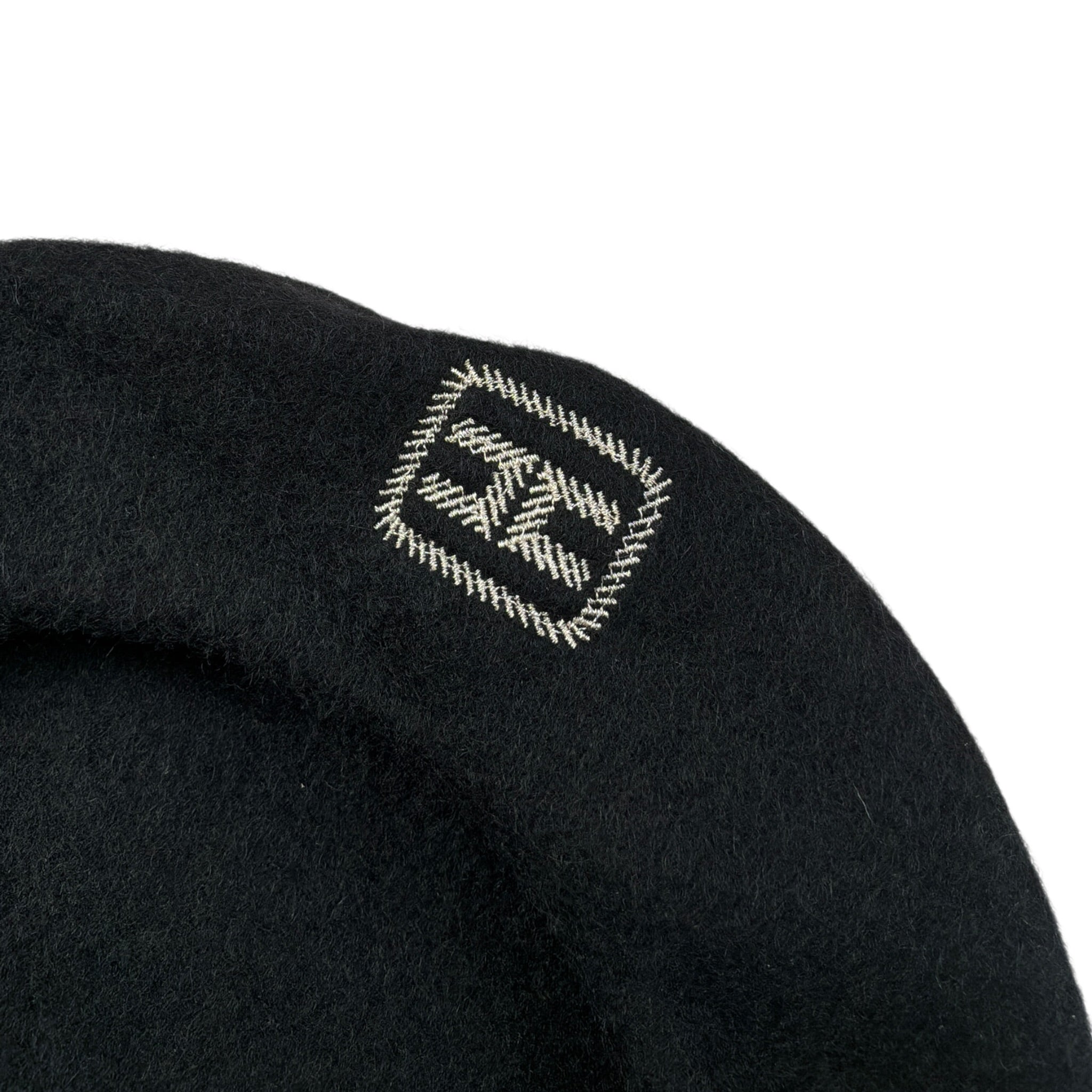 Elisabetta Franchi Cappello tinta unita con Logo Nero per Bambina EFCP028 NERO ELISABETTA FRANCHI 