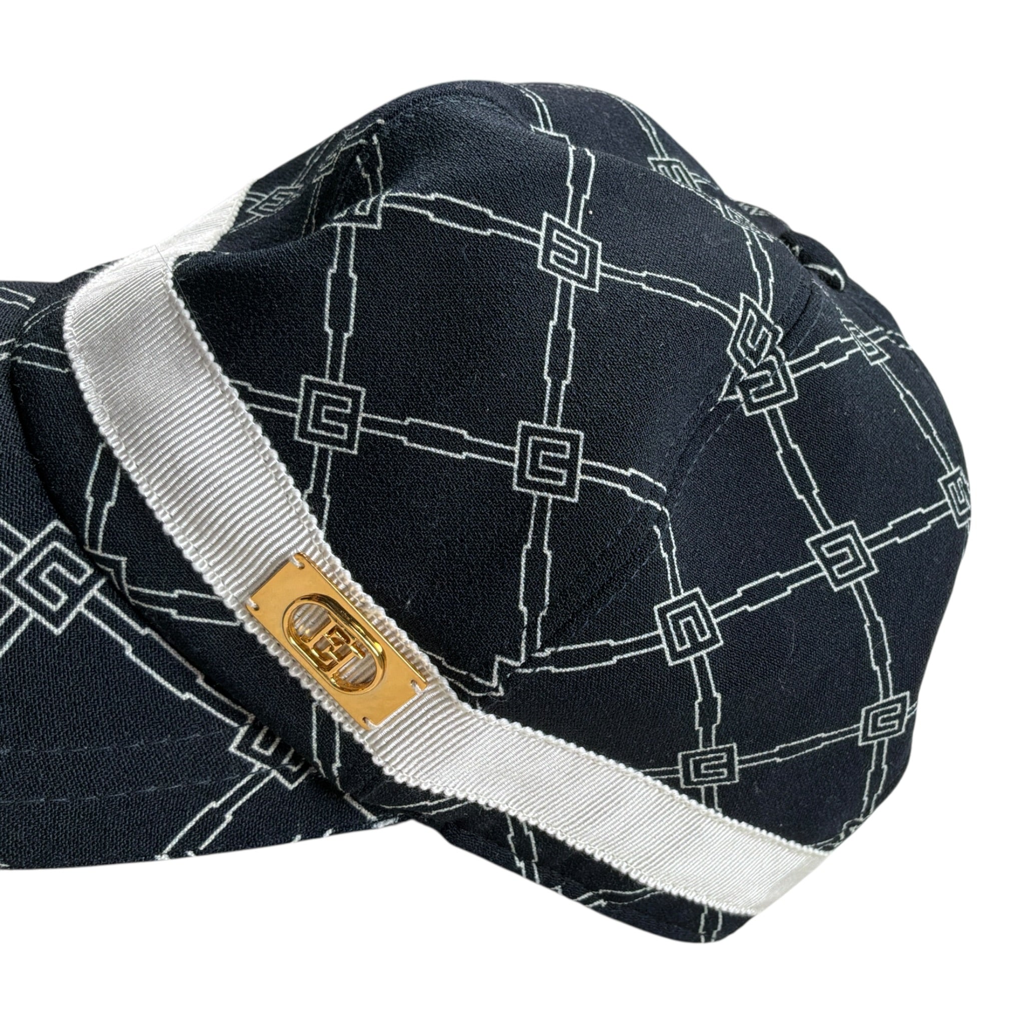 Elisabetta Franchi Cappello tinta unita con Visiera E Stampa Nero per Bambina EFCP26 NERO ELISABETTA FRANCHI 