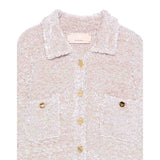 Elisabetta Franchi Cardigan tinta unita con Bottoni Rosa per Bambina EFMA178 ROSA ELISABETTA FRANCHI 
