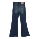 Elisabetta Franchi Jeans tinta unita Modello Zampa Blu per Bambina EFPA293 BLU ELISABETTA FRANCHI 